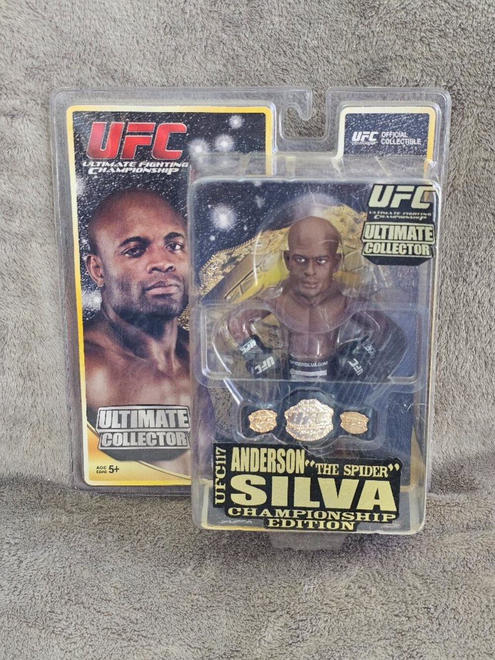 UFC Ultimate Collector Series 10 Round 5 Anderson The Spider Silva Collector Fig